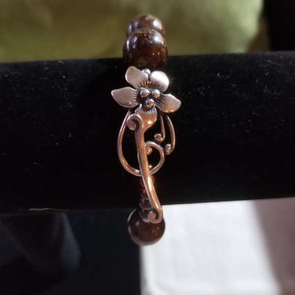 Silpada Sterling beaded bracelet - Picture 2 of 2